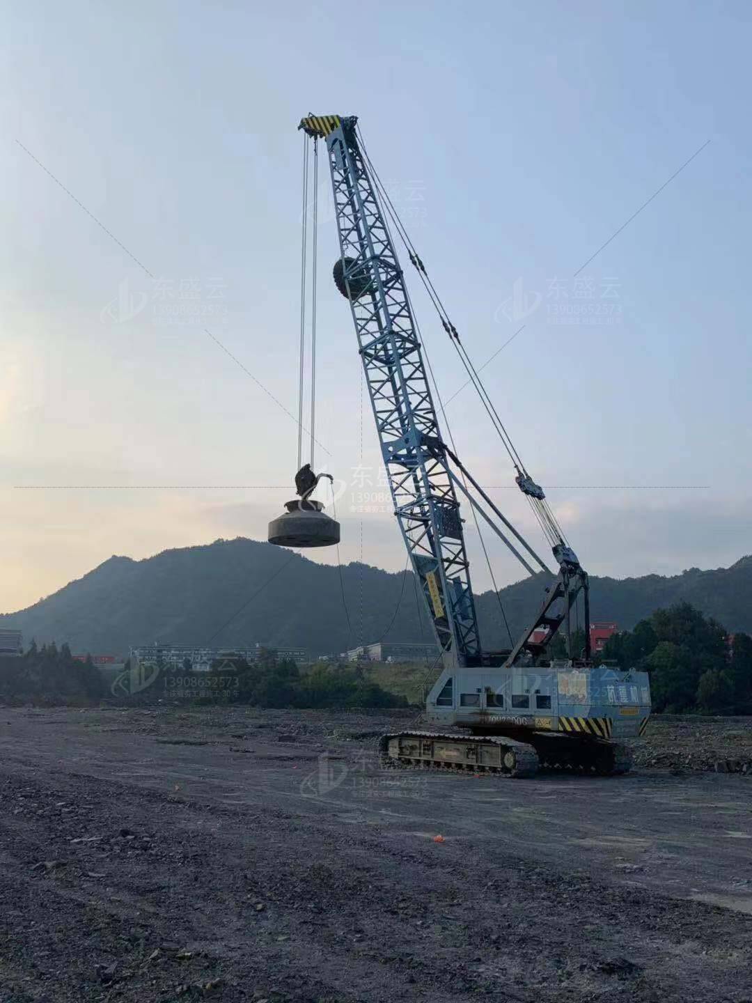 长沙强夯施工现场